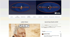 Desktop Screenshot of durhamarchers.com